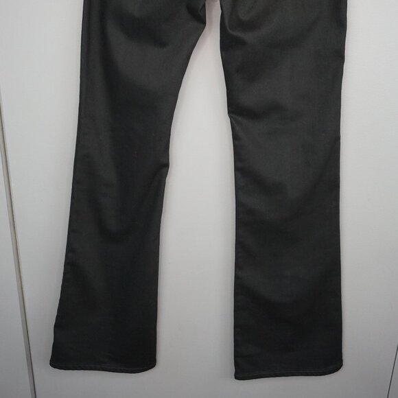 New AG Anisten High Rise Boot Cut Jeans in Black Mureau size 27 - Picture 8 of 16